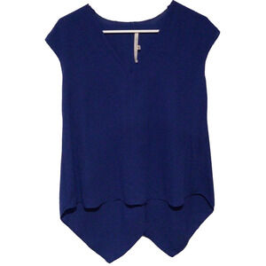 RACHEL Rachel Roy ~ Blue Sleeveless Pullover Top - Size XS